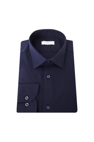 UKİ Uki Açık Lacivert Slim Fit Uzun Kol Gömlek