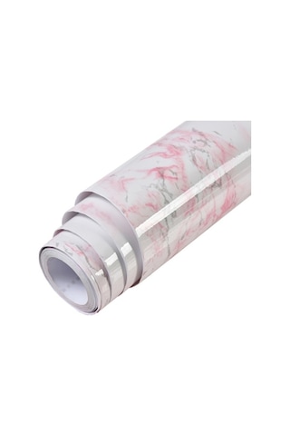 Opulentliving Mermer Desenli Pvc Yapışkan Duvar Kağıdı - Mutfak, Banyo, Mobilya Yenileme İçin 5m Rulo