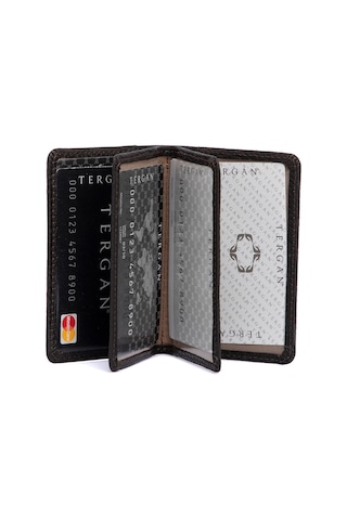 Tergan Kahve Deri Unisex Kredi Kartlık 01601A42