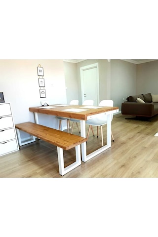 Deryawood Ahşap Yemek Masası-80x120