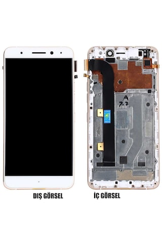 Teknonet General Mobile Gm5 Plus Uyumlu Lcd+dokunmatik+çıtalı