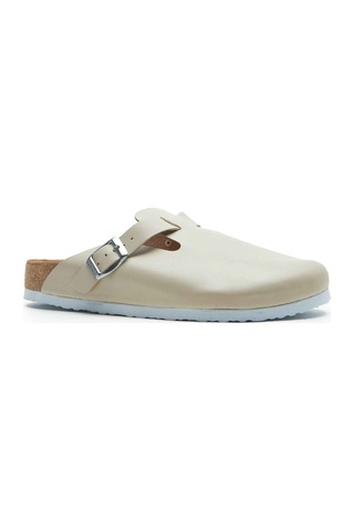 Comfortfusse Capri-n - Erkek Ortopedik Hakiki Deri Sabo Terlik Bej Nappa Deri