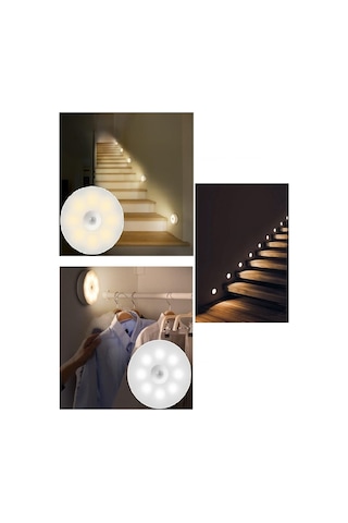 Cata CT-5180G Şarjlı Hareket Sensörlü Yapışkanlı Led Aydınlatma Gün Işığı 3 Adet