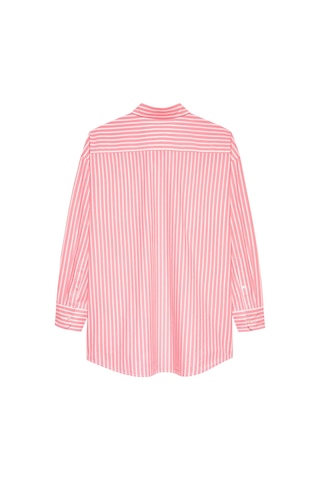 Tommy Hilfiger Tjw Kadın Oversize Pembe Poplin Gömlek-13042 Pembe