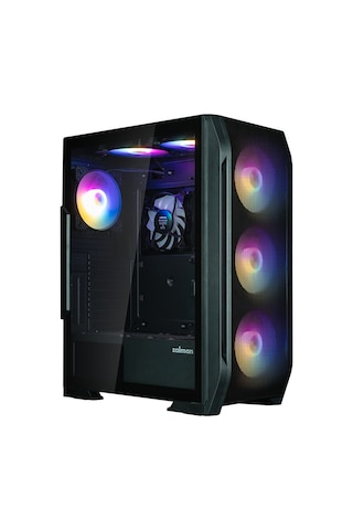 Zalman N7 Plus V2, 700w 80+, Mesh Panel, Tempered Glass, 6x120mm Rgb Fan, Atx Gamıng Kasa