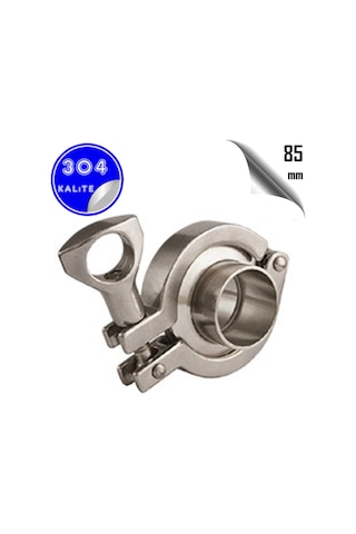 Paslanmaz Çelik Ferrule Set Klemp Kelepçe 85 Mm
