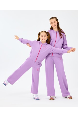 Skechers G Lw Fleece Sweatpant Büyük Kız Çocuk Mor Eşofman Altı Sk2520004-4009 Mor