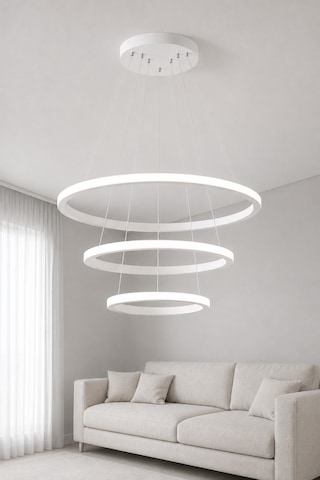 Rizon 3 Lü Led Sarkıt Avize Beyaz Işık