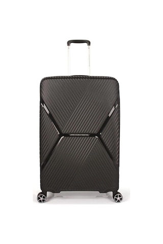 Benetton Büyük Boy %100 Polipropilen Valiz Siyah Bnt3000 Siyah