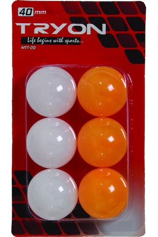 Tryon Mtt-20 Masa Tenisi Topu 6 Lı