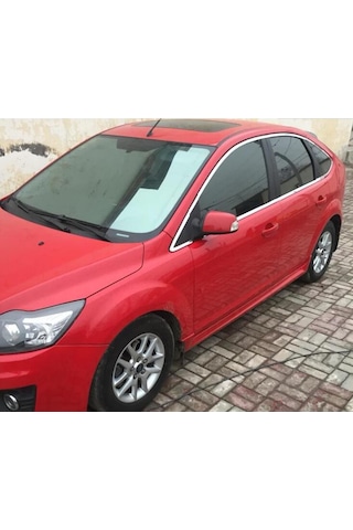 Ford Focus 2 Hb Cam Çıtası Çerçevesi Kromu Nikelajı Komple