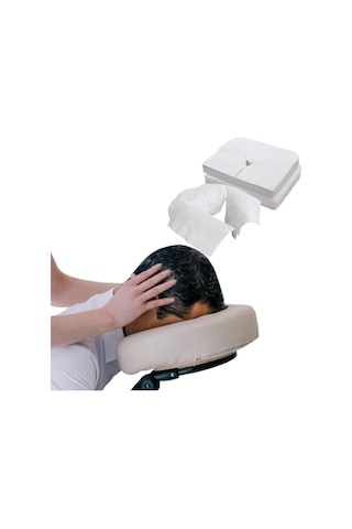 Dolıty 100 Adet Tek Kullanımlık Yastık Kılıfı Yüz Y-şekli