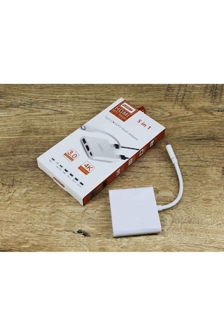 Kelepir Fırsatlar 5 In 1 Type-c To 4k Hdmı Usb 3.0 Dönüştürücü Mac İle Uyumlubook Pro 2015 2016 2017 Samsung S8