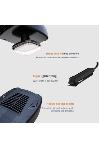 Ebitda 12v Araç Isıtıcısı: Buz Çözme, Kar Eriyici, Buğu Temizleyici, Elektrik Isıtıcı