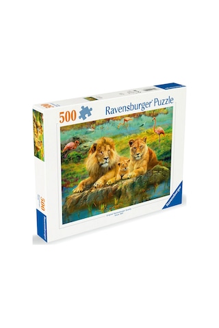 Ravensburger Puzzle Aslan Ailesi 500 Parça