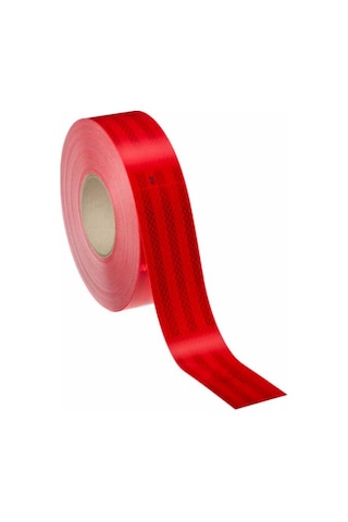 3m 983-10 Kırmızı Reflektif Şerit Bant 53.5mm X 50 Metre - Sert Zemin