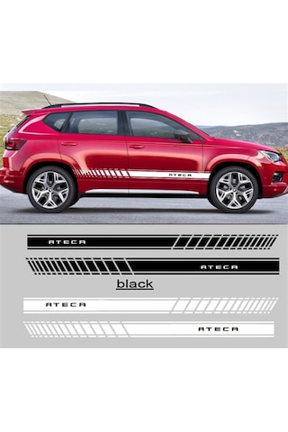 Seat Ateca Yan Kapı Şerit Sticker Etiket Modeli 2