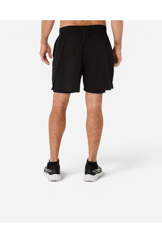 Asics Asıcs Sılver 2-n-1 7ın Short Erkek Siyah Şort 2011d234-001