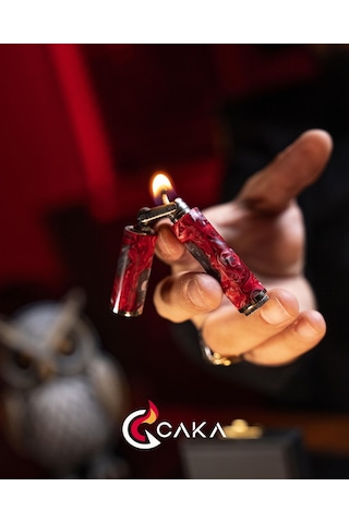 Caka Lighter Odkka Crimson Benzinli Çakmak - Ckl-073