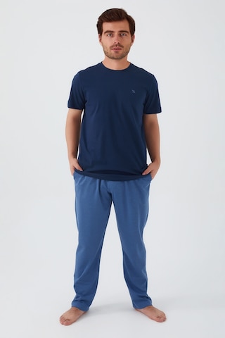 Arnetta 2539 Kısa Kol Erkek Pijama Takım Lacivert