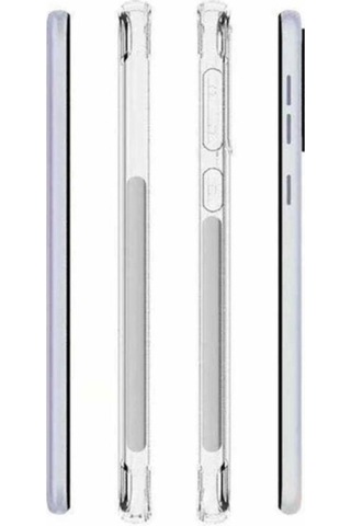 Samsung Uyumlu Galaxy A21 Kılıf Zore Nitro Anti Shock Silikon Renksiz