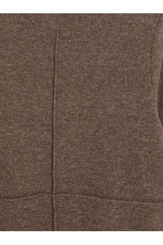 Lcw Comfort Kahverengi Bisiklet Yaka Elbise
