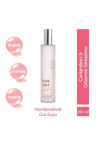 Mfm Rose Mist Nemlendiricili Gül Suyu 100 ML Mfm Rose Mist Nemlendiricili Gül Suyu 100 ML