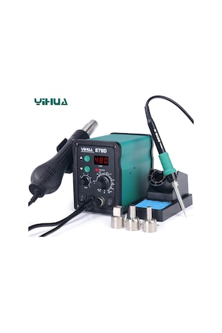 Yihua 878D Sıcak Hava Üflemeli Dijital Havya İstasyonu (493270948)