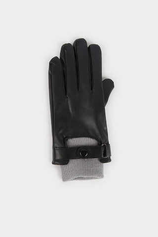 Defacto Kadın Suni Deri Eldiven C6842ax25wnbk23 Siyah-bk23