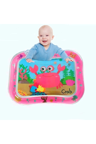Bebek Su Oyun Matı Karın Üstü Aktivite Zamanı Oyuncak Bebek Su Oy