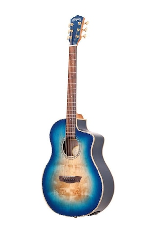 Washburn BTA-BLUBCE Bella Tono Vite Alure Burl Elektro Akustik Gitar