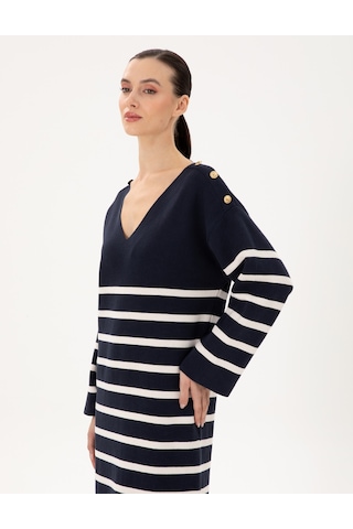 Pierre Cardin Kadın Lacivert Elbise Triko 50290561-vr033 Lacivert