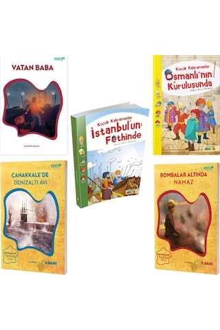7-11 Yaş Çocuklar İçin Tarih Okuma Seti 1 - 15 Kitap