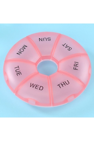 Su Geçirmez Haftalık Hap Kutusu Taşınabilir Kullanışlı Mini Hap Kutusu Renkli 7 Günlük Haftalık İlaç Düzenleyici Vitnler Stil D,