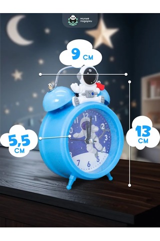 Milye Podarki Çocuklar İçin Tokmaklı Pilli Masa Uyanıklaması 151164325 Açık Mavi