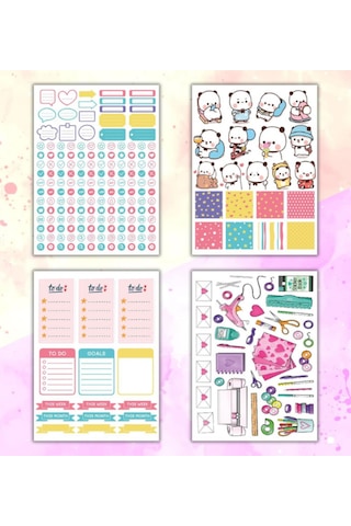 Girl Power My Dıy Sticker Book 24 17 Cm 16 Sayfa Özel Tasarım Rengarenk Sticker Kitabı Çok Renkli