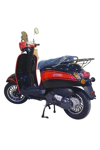 Falcon Turtle 50 Motosiklet Siyah Kırmızı