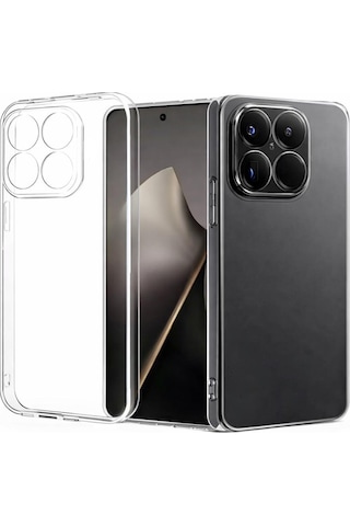 Xiaomi 15t İle Uyumlu Kılıf Şeffaf Kamera Korumalı 3d