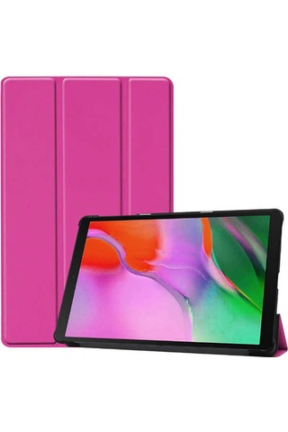Huawei Uyumlu T5 10 Inc Tablet Kılıf Standlı Smart 1-1 Arkası Şeffaf
