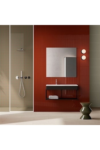 VitrA 7.5x30 Mode Fon Lava Kırmızı Parlak Duvar Karosu K948405sr001vte0