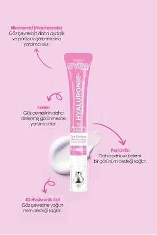 Wemara Hyaluronıc Acıd&moısturızıng Pembe Eyes Gym 18 Ml