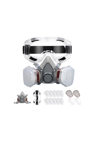 Solunum Cihazı Yarım Yüz Parçası 6200 Gaz Maskesi