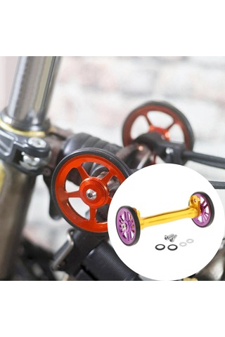 Suntek Bisiklet Altın Mor Için Katlanır Bisiklet Kolay Altın - Mor