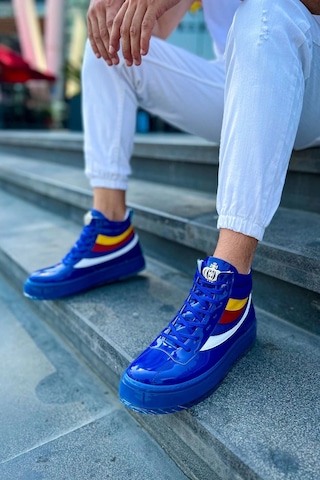 Ch973 - Majesty Mt Erkek Bot Lacıvert Çok Renkli