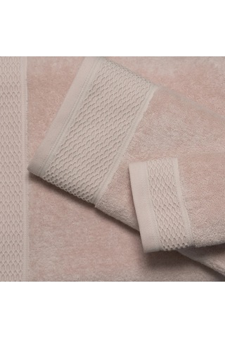 Poppy Penye Pamuk Yüz Havlusu Açık Pembe 50x90 Cm Çok Renkli