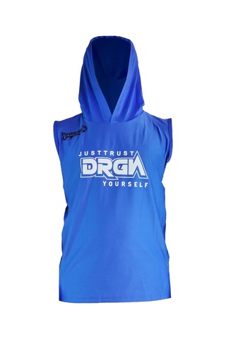 Dragondo Drgn Logolu Kapüşonlu Atlet Spor Antrenman Atleti Mavi