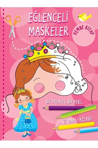 Eğlenceli Maskeler Kırmızı Ve Pembe Kitap Seti
