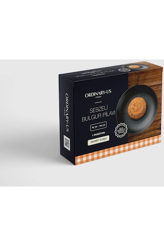 Ordinary-Us Sebzeli Bulgur Pilavı 150 G 1 Porsiyon
