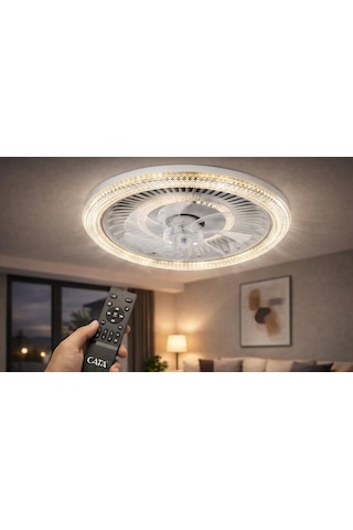 Cata Ct 3012 Yıldız 40w Kristal Ledli Tavan Vantilatörü Kumandalı