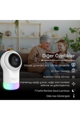 Hubble Glow Full Hd Wifi Bebek Kamerası Hbl15